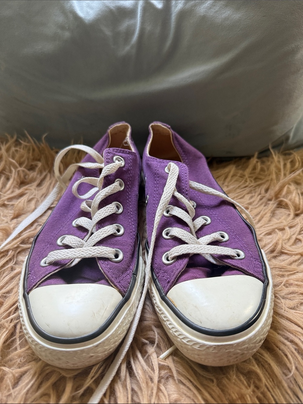 Purple converse all stars low top